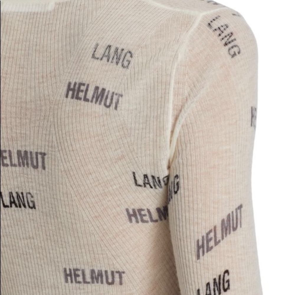 Helmet Lang Ribbed Top - Picture 6 of 7